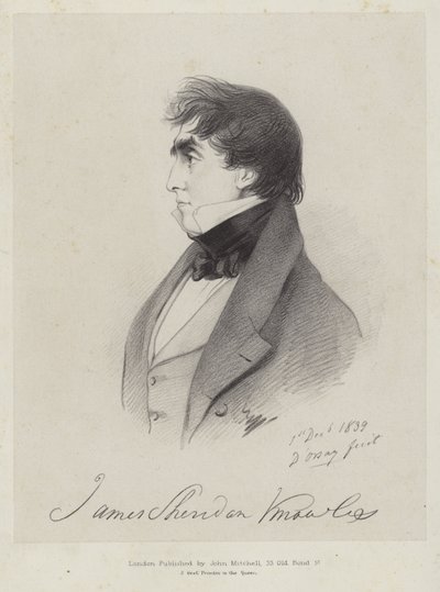 ジェームズシェリダンノウルズ、アイルランドの劇作家、俳優、1839年 作： Count Alfred D
